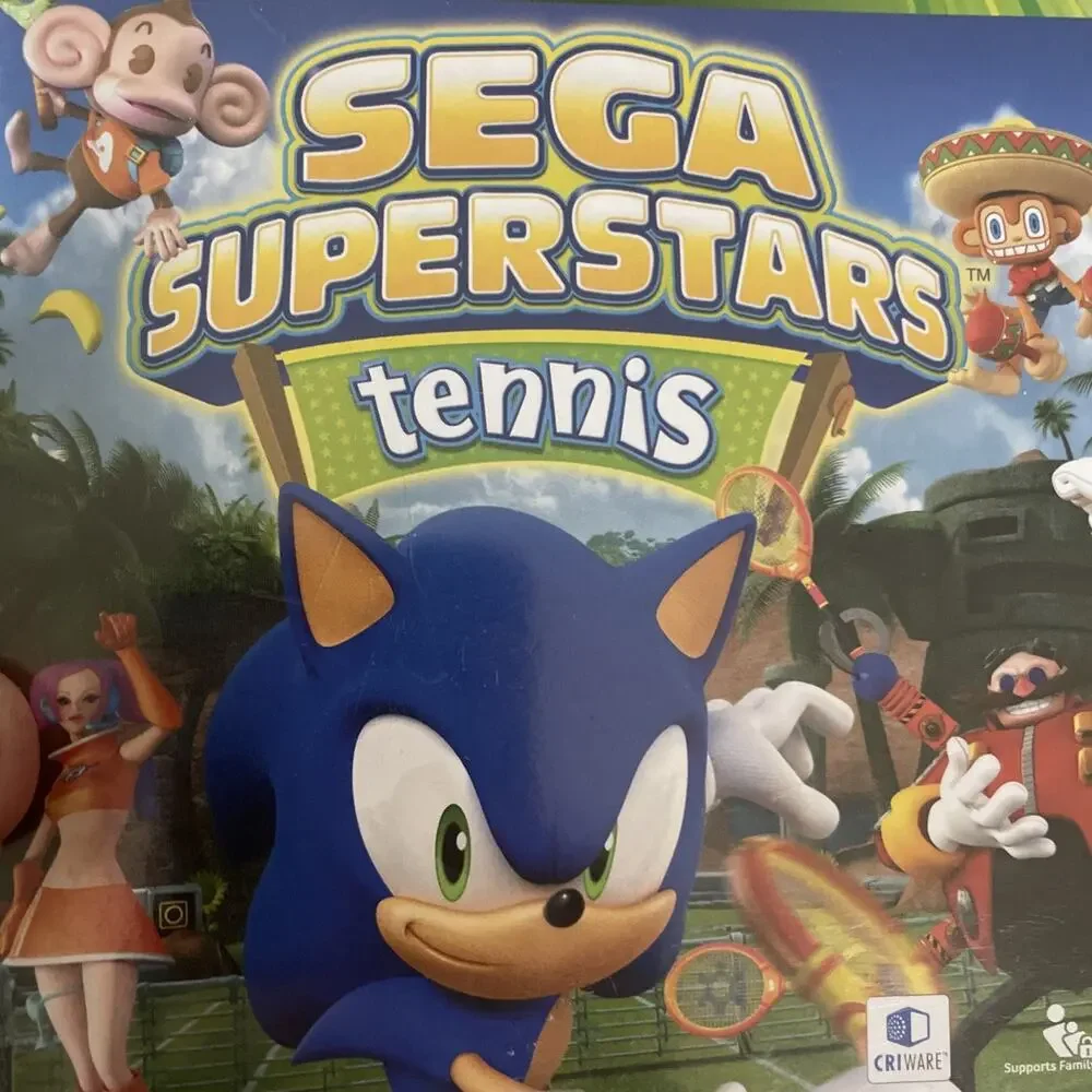 Game Sega Superstars Tennis Xbox 360 2008 Tested Works Sonic